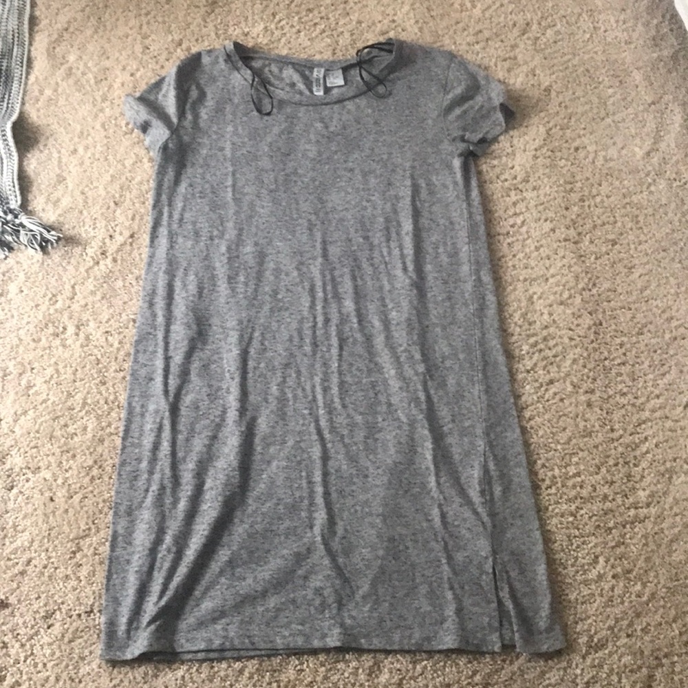 Grey T Shirt Dress